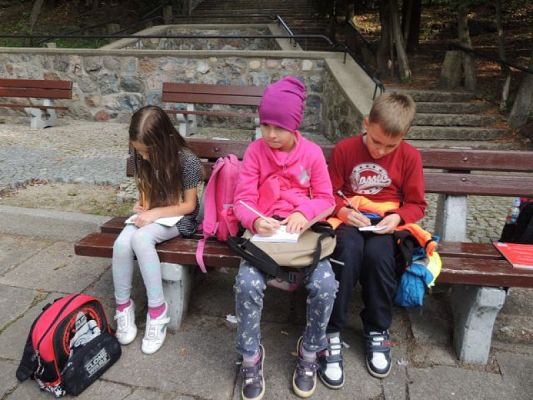  Grafika #3: Tropem jesieni - przyrodniczy spacer po parku grafika