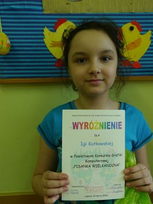  Grafika #1: Wyróżnienia w Powiatowym Konkursie Grafiki Komputerowej Pisanka grafika