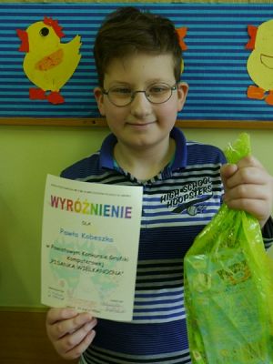  Grafika #2: Wyróżnienia w Powiatowym Konkursie Grafiki Komputerowej Pisanka grafika