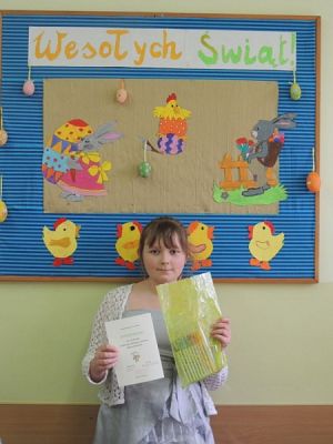  Grafika #0: Wyróżnienie w Powiatowym Konkursie "Kartka Wielkanocna" grafika