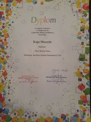  Grafika #2: Nagrody w Miejskim Konkursie Plastycznym "Lęborska Maska Jasełkowa" grafika