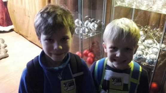  Grafika #14: Pierwszaki na Przystanku Świętego Mikołaja grafika