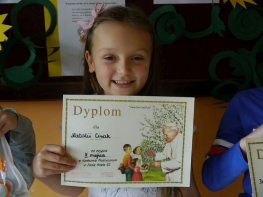  Grafika #10: Wyniki Szkolnych Konkursów dotyczących sylwetki Jana Pawła II grafika