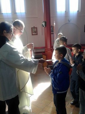  Grafika #5: Uroczysta Msza Święta w Łebuni grafika