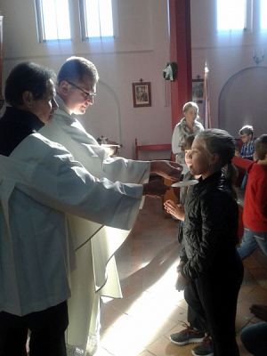  Grafika #8: Uroczysta Msza Święta w Łebuni grafika