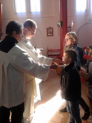  Grafika #9: Uroczysta Msza Święta w Łebuni grafika