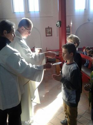  Grafika #10: Uroczysta Msza Święta w Łebuni grafika