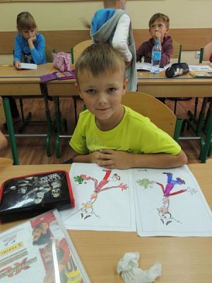  Grafika #7: Wesołe zajęcia świetlicowe grafika