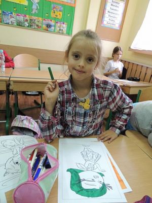  Grafika #9: Wesołe zajęcia świetlicowe grafika