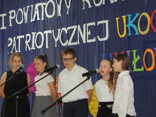  Grafika #13: I POWIATOWY KONKURS PIOSENKI PATRIOTYCZNEJ ,,UKOCHANY KRAJ" grafika