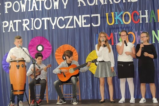  Grafika #14: I POWIATOWY KONKURS PIOSENKI PATRIOTYCZNEJ ,,UKOCHANY KRAJ" grafika