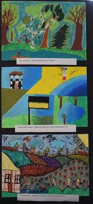  Grafika #1: WYNIKI V POWIATOWEGO KONKURSU PLASTYCZNEGO KASZUBY JAK MALOWANE grafika