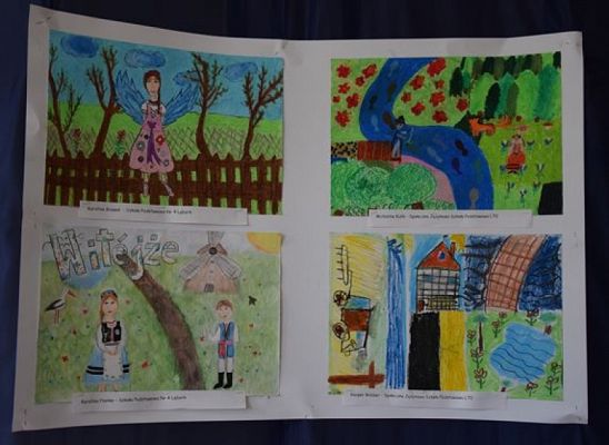  Grafika #5: WYNIKI V POWIATOWEGO KONKURSU PLASTYCZNEGO KASZUBY JAK MALOWANE grafika