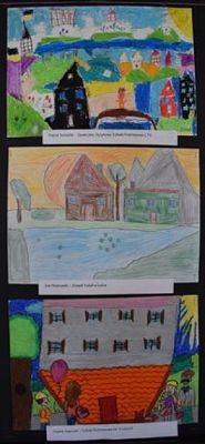  Grafika #9: WYNIKI V POWIATOWEGO KONKURSU PLASTYCZNEGO KASZUBY JAK MALOWANE grafika