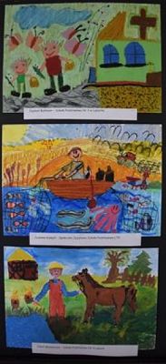  Grafika #10: WYNIKI V POWIATOWEGO KONKURSU PLASTYCZNEGO KASZUBY JAK MALOWANE grafika