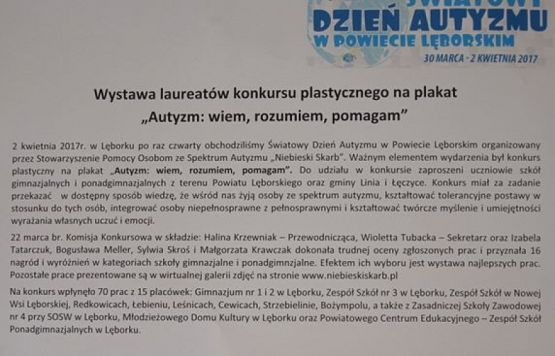  Grafika #7: AUTYZM - wiem, rozumiem, pomagam - wystawa prac grafika